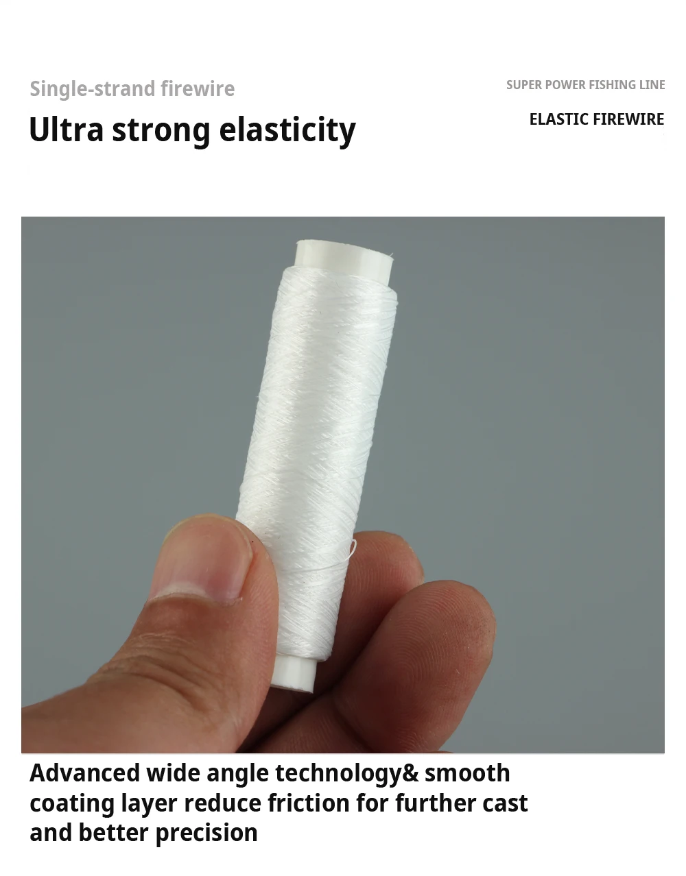 FTK 250M Starke Elastische Angelschnur 0,2mm mit Verpackung, Japanische Angelschnur, Angelzubehör – Detail 10