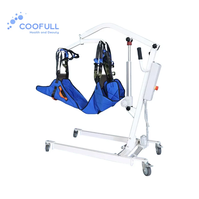 Coolfull New Electric Lift Medical Home Hydraulic Patient Lift Transfer Chair Electric Patient Lift for Bedridden Patients