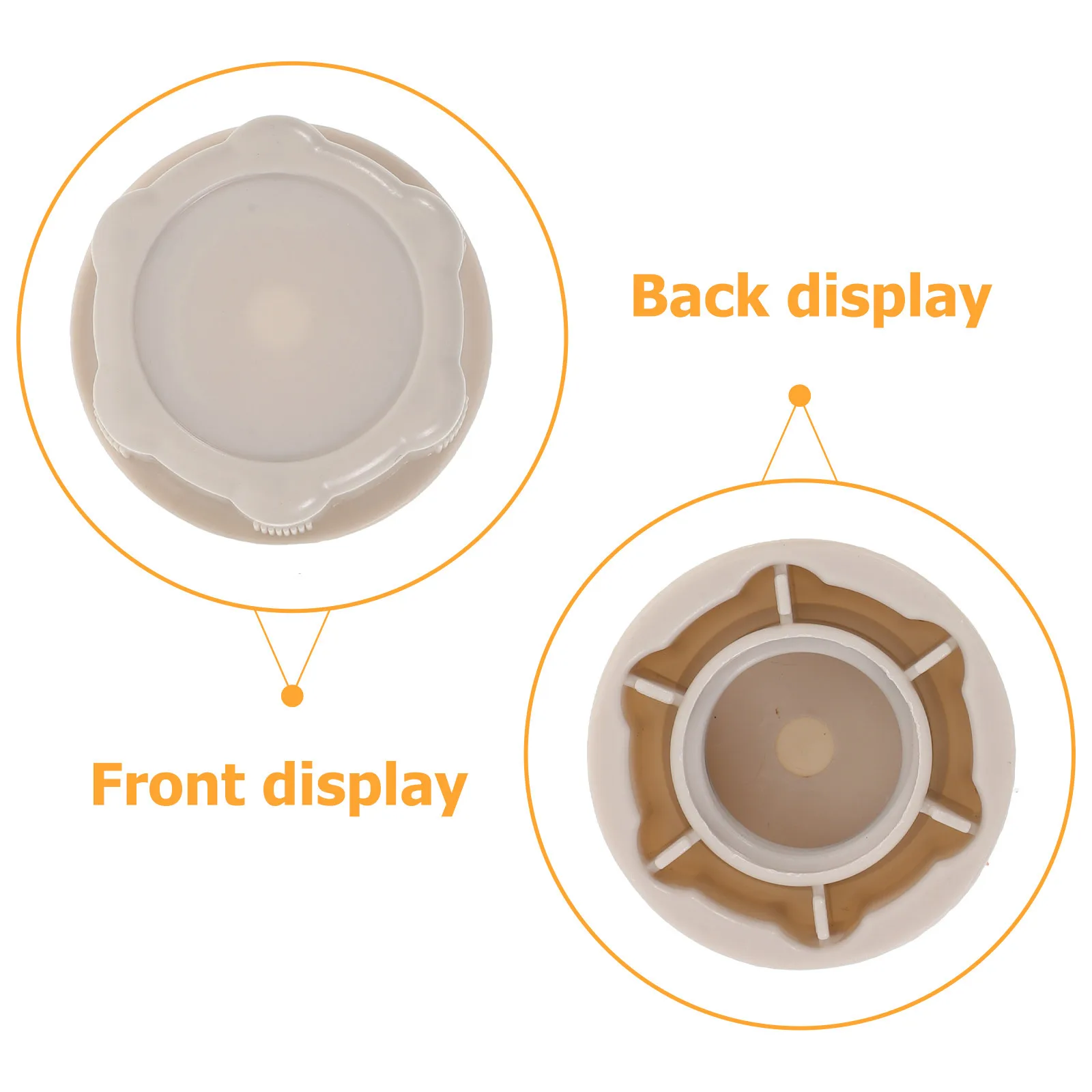 2pcs Children'S Screw Caps 3Cm Inner Diameter Plastic Nut Covers For Playground Equipment Slide Accessories Repair Replacement