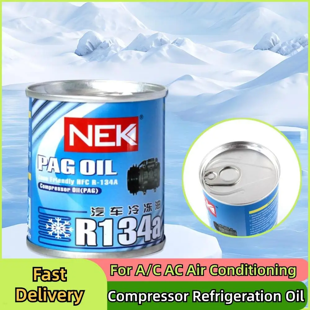 

70ML R134a Automotive Air Conditioning Compressor Refrigeration Oil A/C AC Air Conditioning System Refrigerant For Car Truck Bus