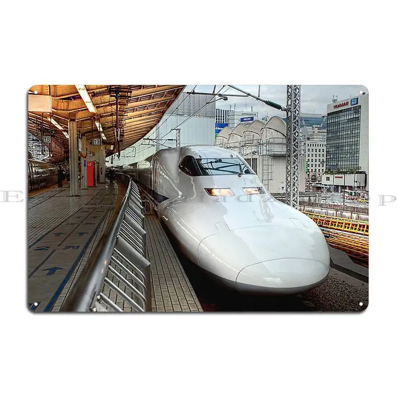 Shinkansen Osaka Japan Metal Sign Party Plaques Personalized Bar Wall Decor Tin Sign Poster