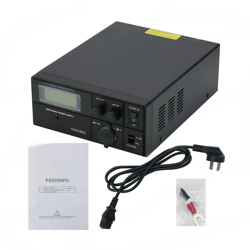 50A Power Supply 13.8V DC 4th Generation for Shortwave Radio Mobile Communication PS50SWIV 50 Amp