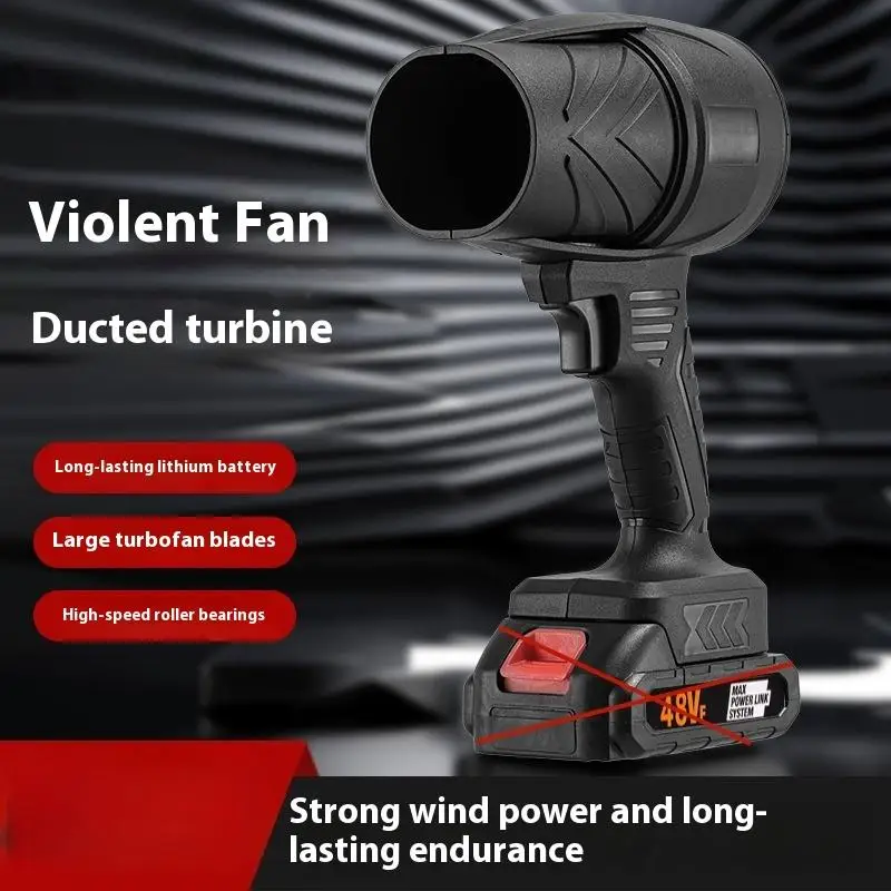 1pcs Portable Outdoor Car Wash Air  Turbo Jet Fan Electric Powerful Blowers Car Violent Dryer For  No Battery