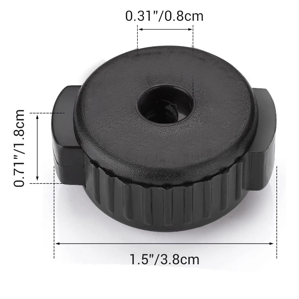 Écrou de cymbale à réglage rapide, kit de batterie PerSCH, pièces de rechange PerSCH, plastique, kg, 6 pièces