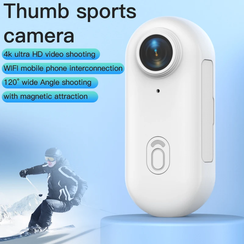 

4K Action Camera FHD With Long Battery Life Video 30M Waterproof WiFi Thumb Camera Sport Action Camerahelmet Motorcycles Cam