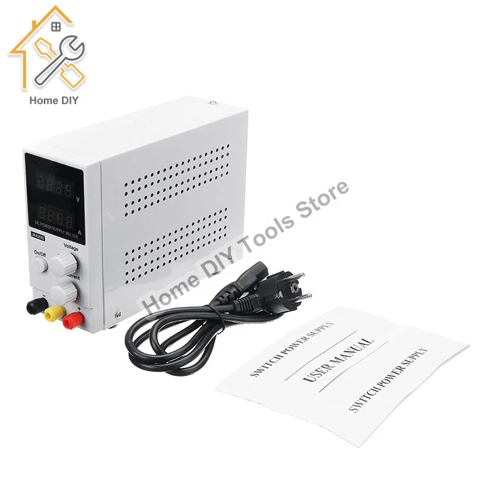 LW-K3010D 30V 10A DC Power Supply 4 Digit Display Adjustable Mini Switching Regulator Laboratory Power Supply USB Charging