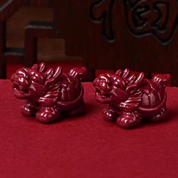 Cinnabar dragon turtle DIY handmade jewelry accessories