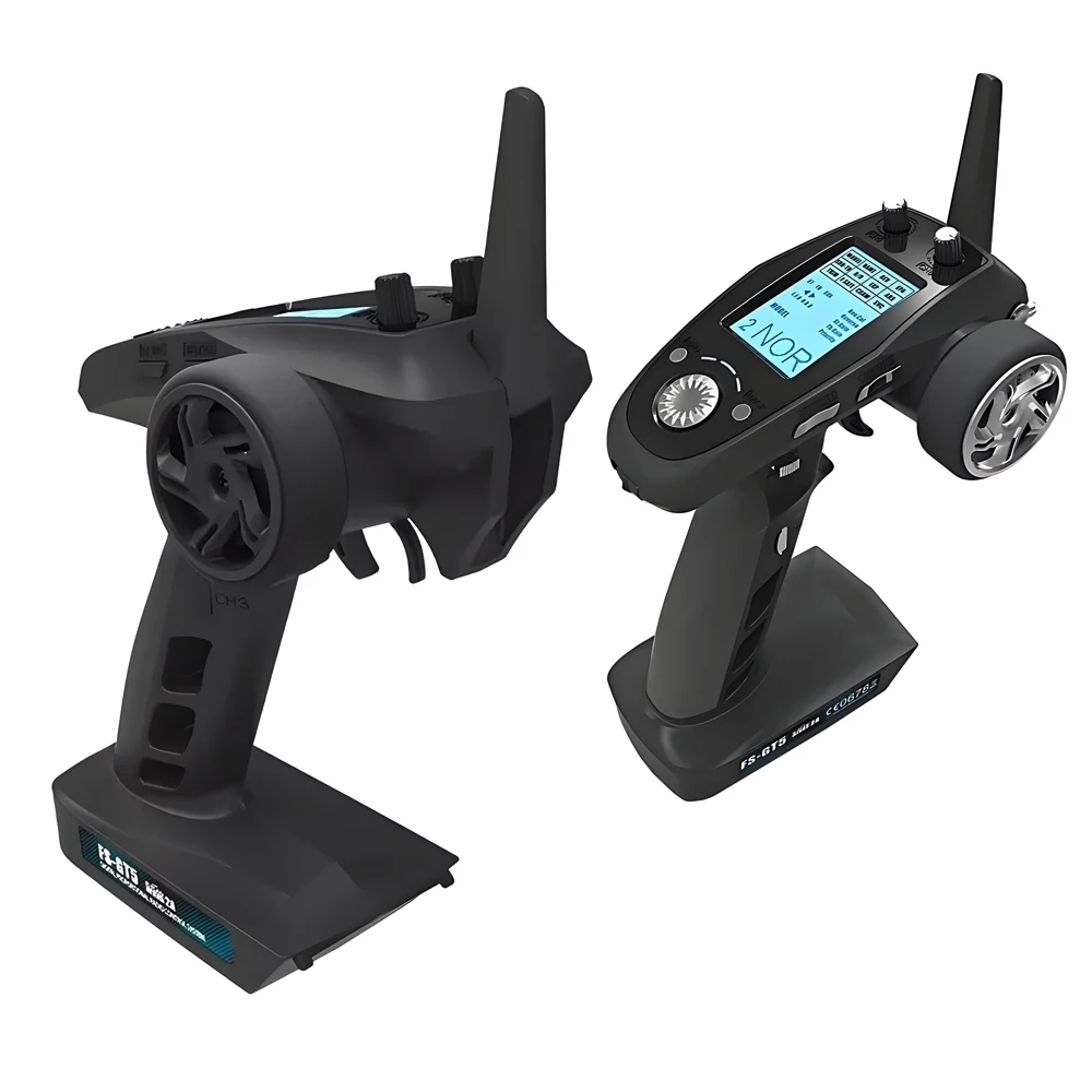 Transmissor de rádio FlySky FS-GT5 FS GT5 2.4G 6CH RC com receptor FS-BS6 6CH