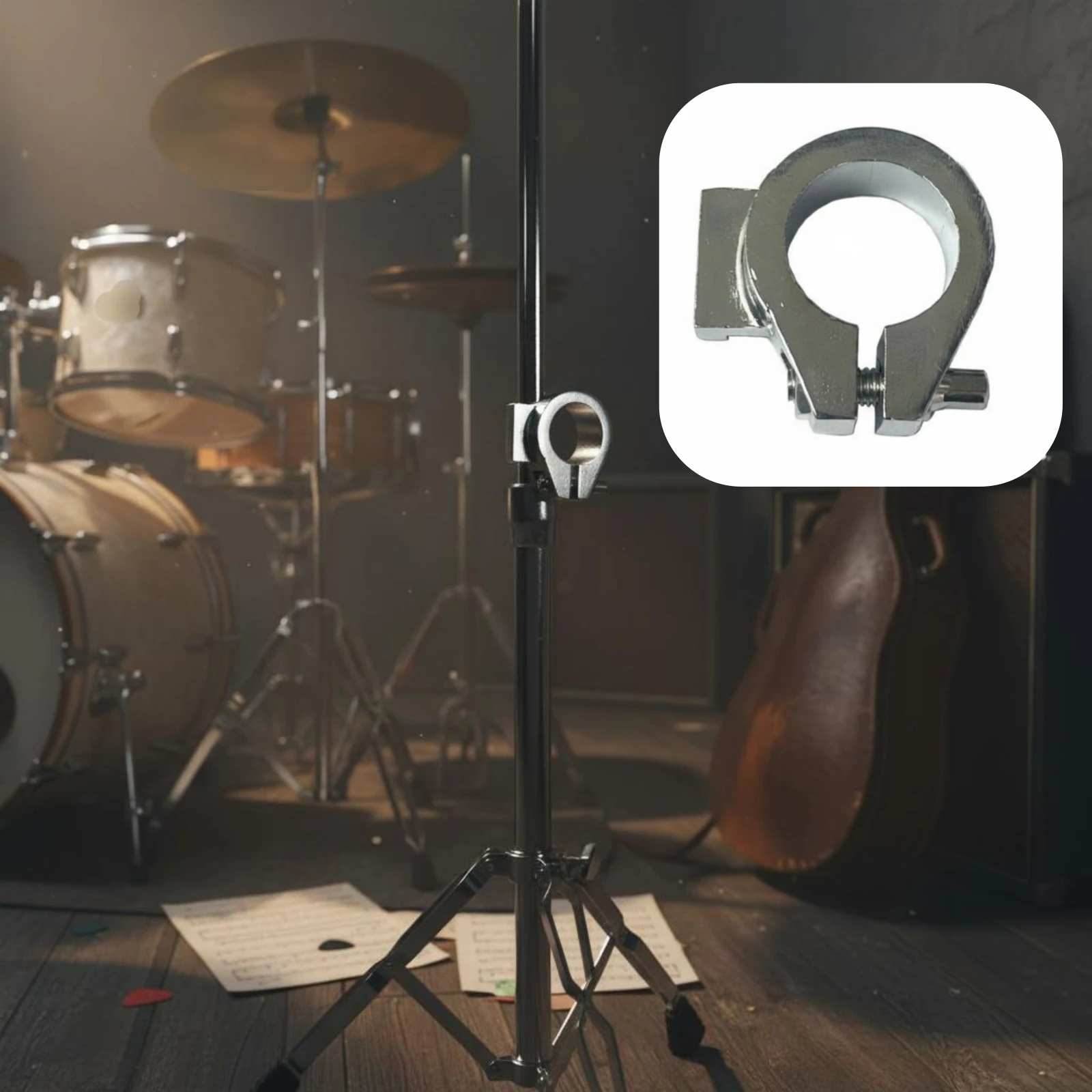 2 Pieces Cymbal Stand Memory Lock Anti-Rotation Drum Rack Memory Lock Music Gear Easy to Install Long-Lasting Metal