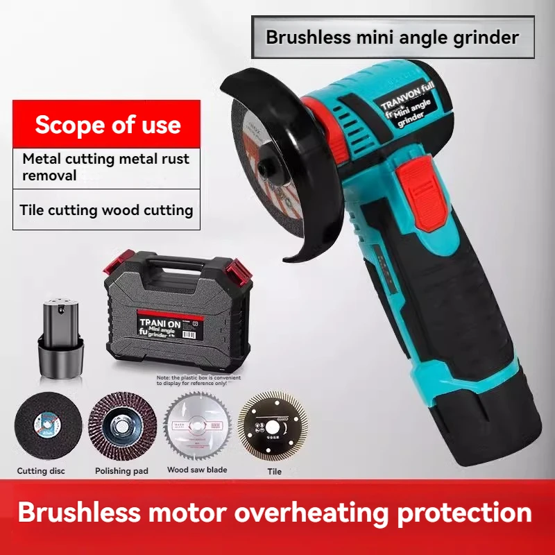 12V Angle Grinder Is Used for Cutting Diamond Micro Rechargeable Grinding Tools Polishing Grinding Machines Cordless