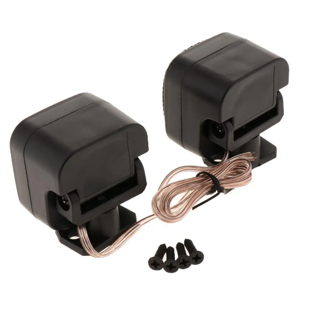Square Mini Tweeters Car Audio Silk Film High Sensitivity Speakers for Car Stereo System
