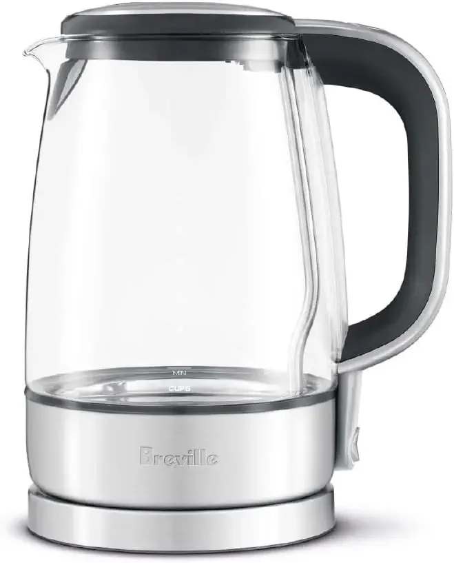 Crystal Clear Kettle BKE595XL Mini 50's Retro Style 3 Cup Electric Kettle with Double