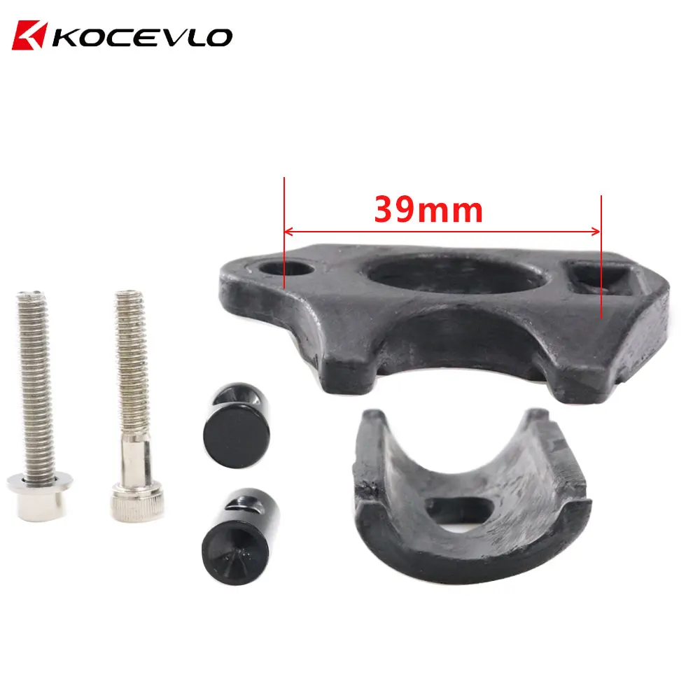 KOCEVLO Carbon Fiber Seatpost Mountain Bike/Road Bike Top Cover Stem Cover Material Seatpost Light Seatpost Parts