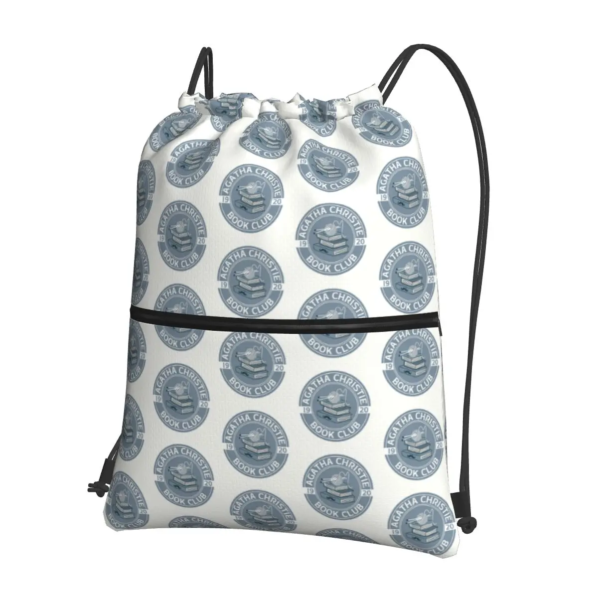 

Рюкзаки для книжного клуба Агата Кристи, модные портативные сумки на шнурке, спортивная сумка, сумки для книг для мужчин и женщин, школьные