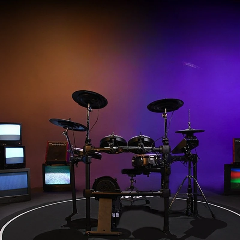 Mesh electronic drum adult stage performance Electric drum stage performance