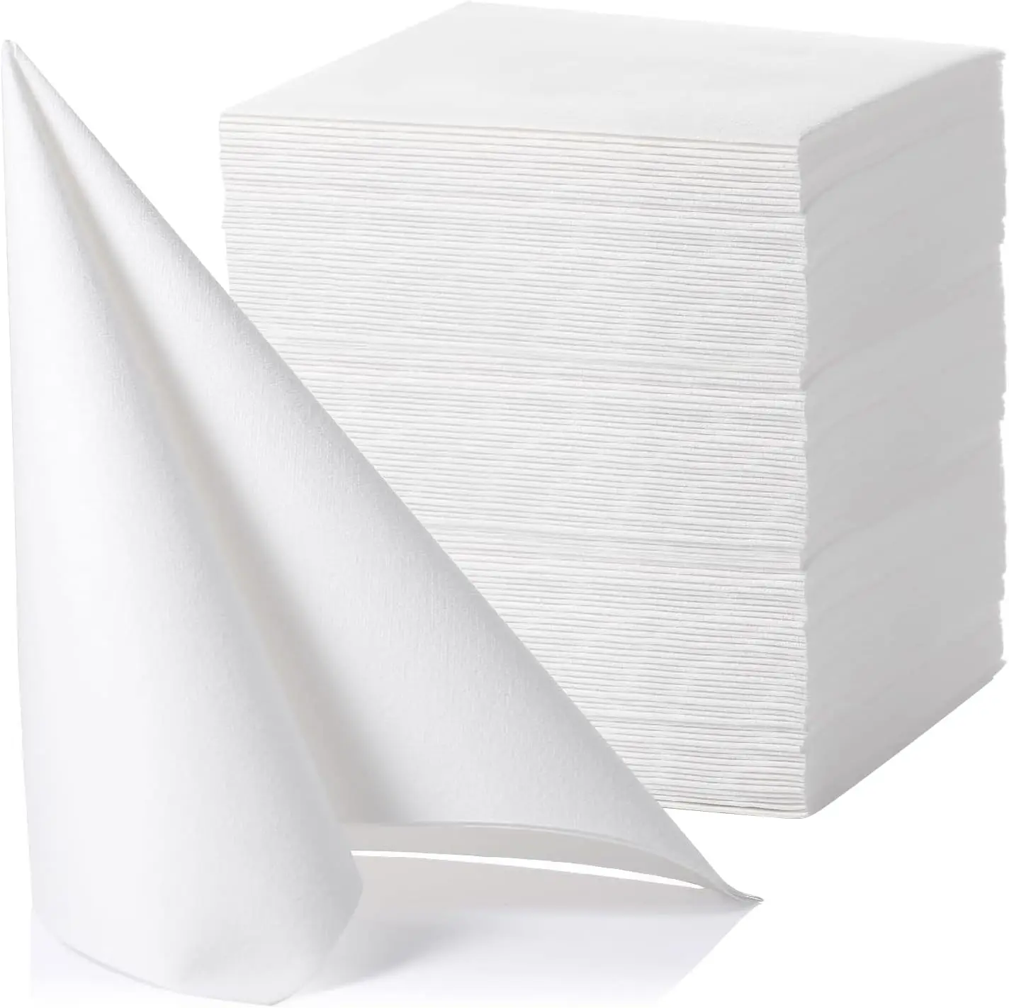 100-Pack Premium Airlaid Napkins 16x16 Inch Large Disposable Paper Towels Ultra Soft Absorbent for Wedding Party Kitchen