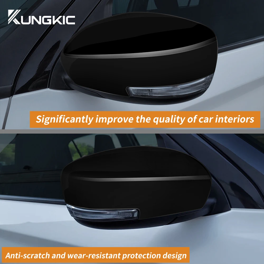 غطاء مرآة الرؤية الخلفية للسيارة من ألياف الكربون ABS لملحقات سوزوكي سويفت 2017 2018 2019 2020 2021 2022 2023 2024 2025 #6