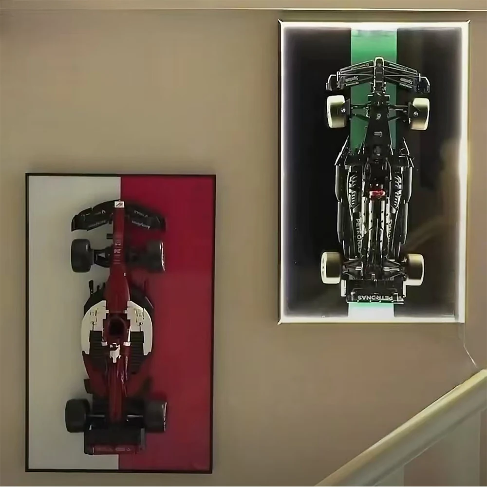 NEW Only Display Wallboard suitable for LEGO 42171 Mercedes-AMG F1 building block car model Wall Mount Display box Photo Frame