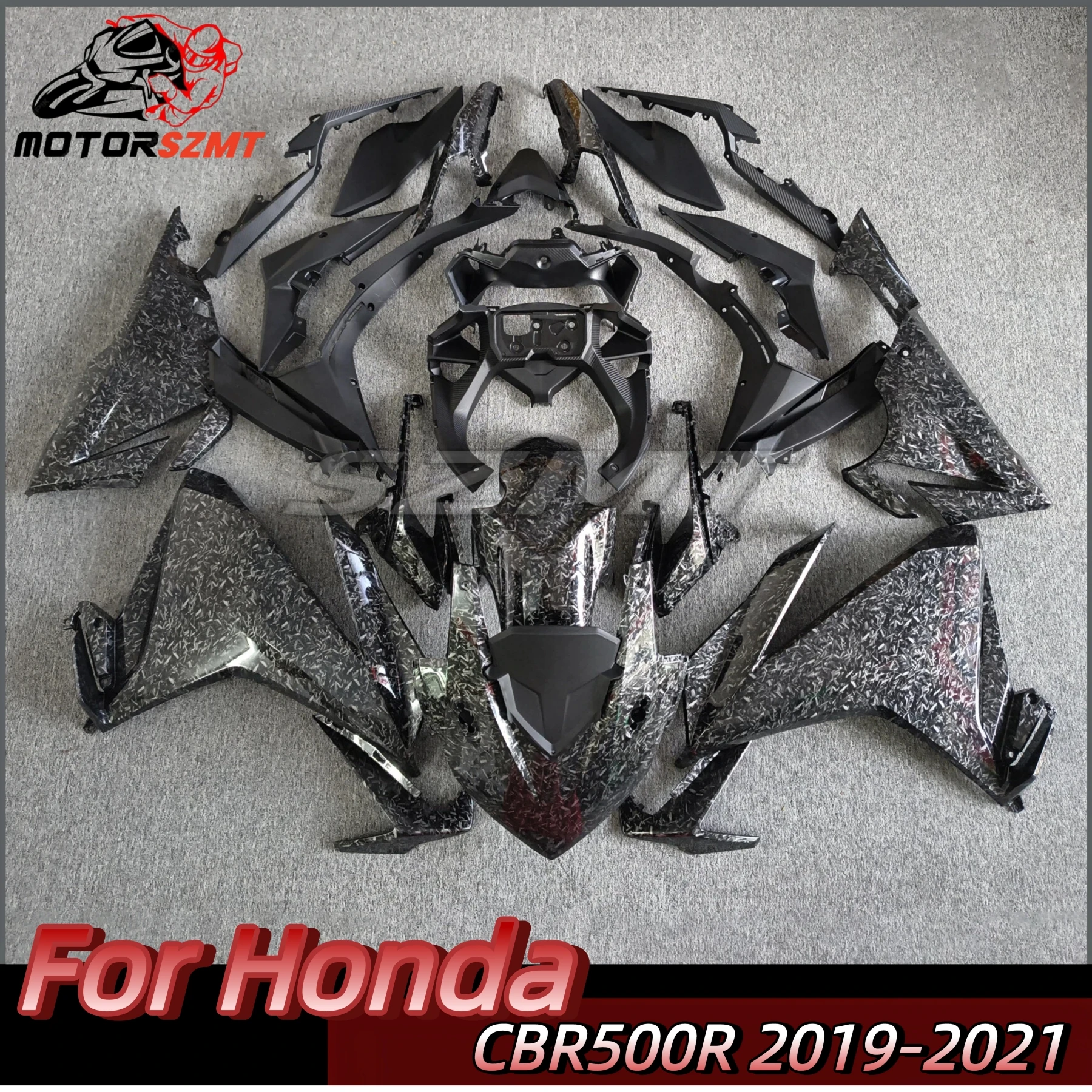 

NEW For Honda CBR500R CBR500 R CBR500R 2019 2020 2021 Motorcycle Fairing Kit Black Red ABS Injection Molded