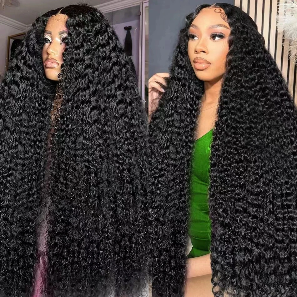 

13x4 13x6 HD Lace Front Human Hair Wig Brazilian Water Wave Human Hair Lace Frontal Wig For Women Wet and Wavy Curly Wigs 40Inch