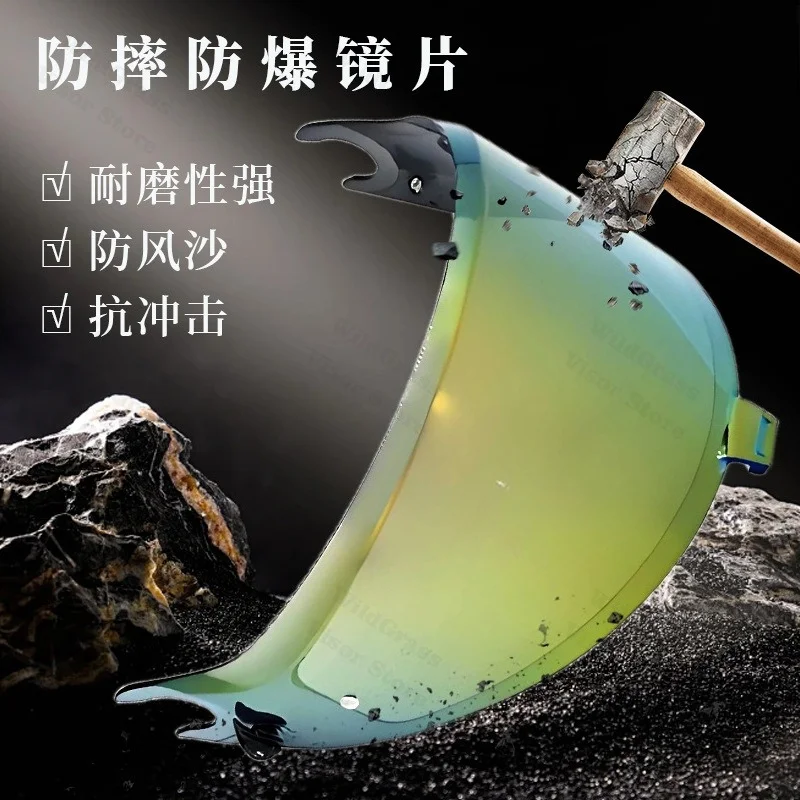 Motorcycle Helmet Visor Lens for SHARK SPARTAN GT GT PRO SPARTAN RS, Clear Screen Replacement Helmet Parts Accessories