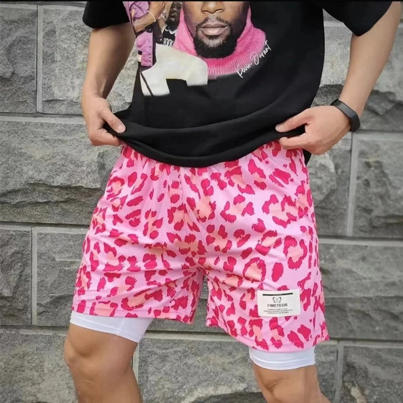 Letnie nowe męskie spodenki sportowe plaża trening fitness spodenki do joggingu Casual Comfort Trend oddychające szybkoschnące spodenki