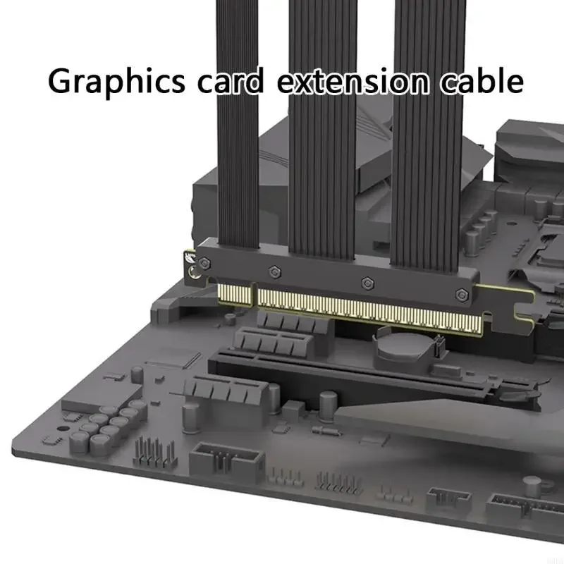 PCIE5.0 X16 Cavo risers per grafica, estensione GPU da 20 con performance stabili per estensione GPU angolo retto