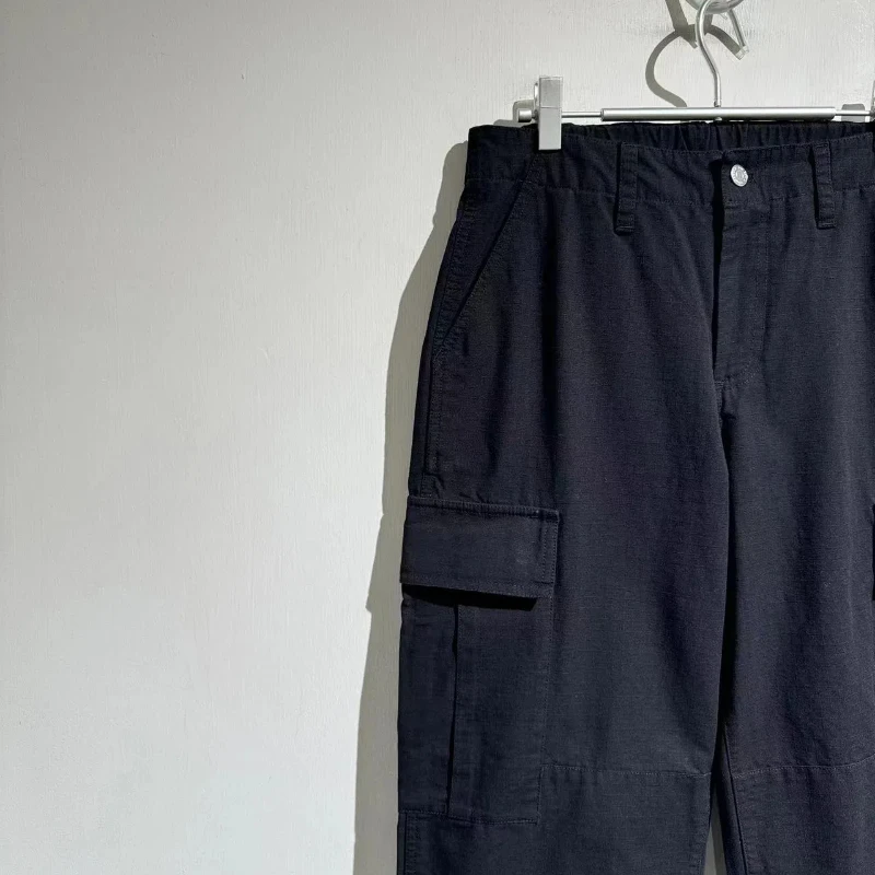 Pantalon de survêtement à jambe droite pour hommes, vêtements de travail décontractés, vêtements Y2K, style 24AW