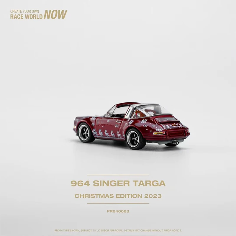 Tuoyi 1:64 964 SINGER TARGA CHRISTMAS EDITION Serie Legering Spuitgieten Model Verzamel Ornamenten