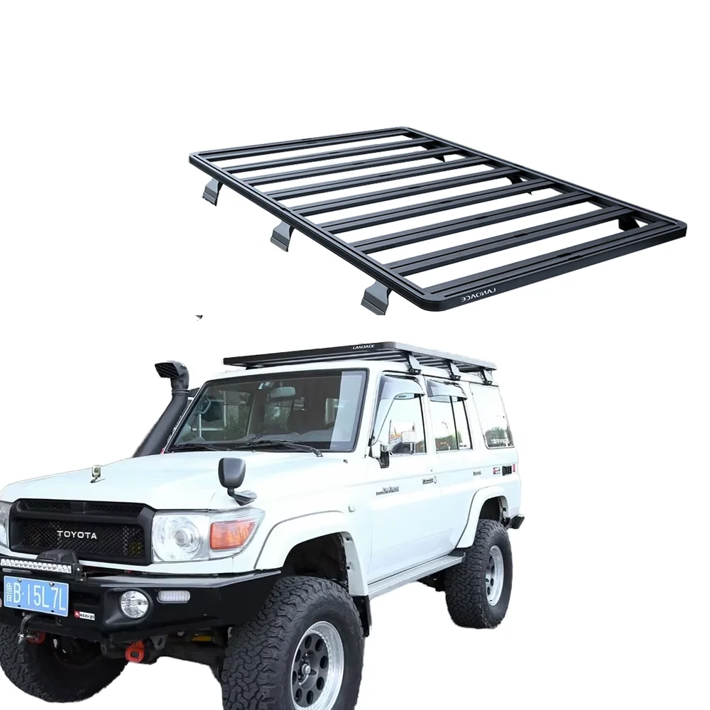 

Roof Rack Basket Car Roof Platform OEM Custom LC76 Car Roof Racks