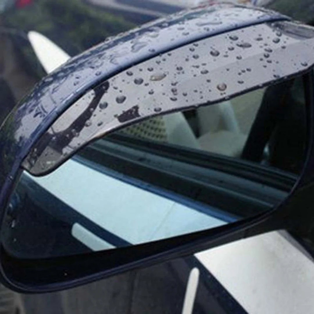 Nuevo Espejo retrovisor para coche, cubierta para cejas contra la lluvia, textura transfronteriza de fibra de carbono, espejo de marcha atrás, protector meteorológico, protector contra la lluvia