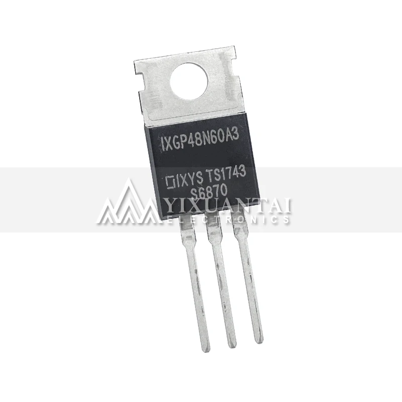 5pcs/lot   NEW origina IXGP48N60A3  600V 3A TO220 Triode Transistor TO-220 IXG P48N60A3  IXGP 48N60A3