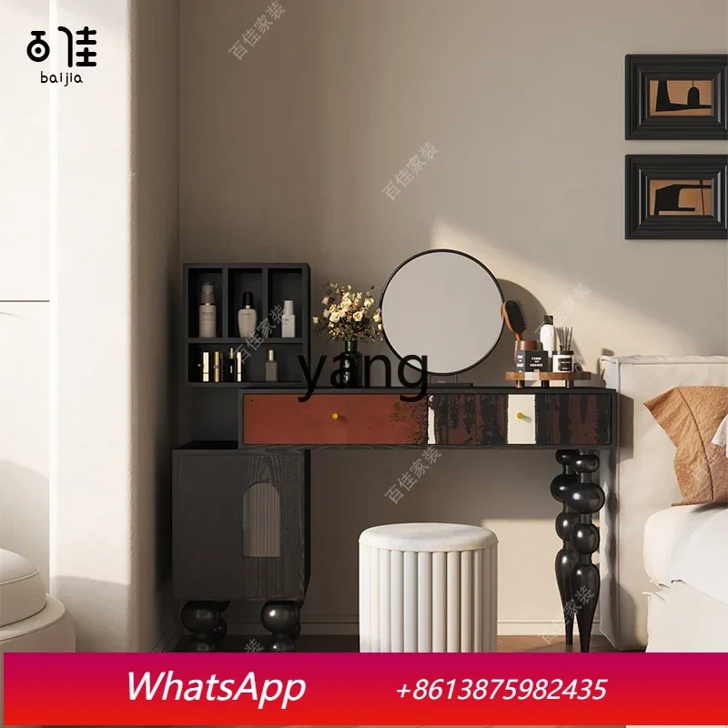 LHH solid wood chest dresser integrated bedroom bedside corner storage decorative cabinet