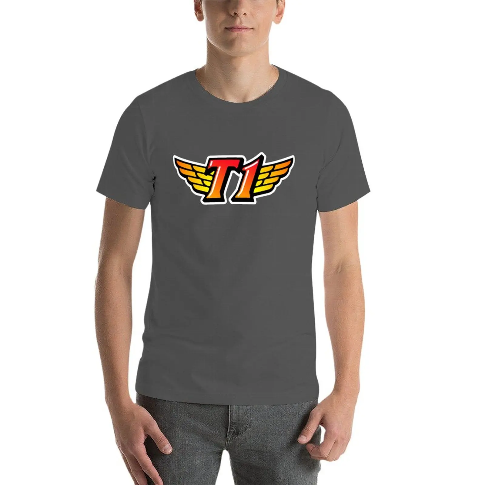 SKT T1 تي شيرت تي شيرت للرجل حزمة بيضاء رجالي جرافيك تي شيرت تي شيرت للرجل جرافيك تي شيرتات عجيبة