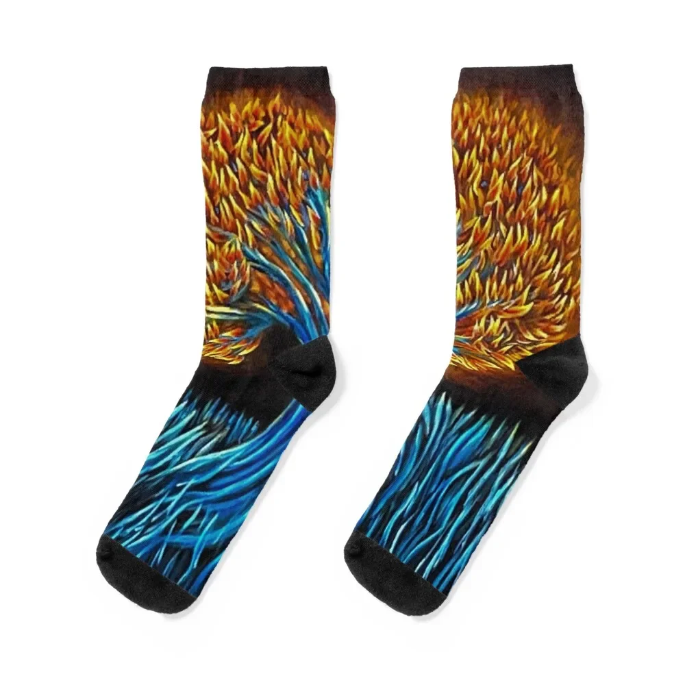 Tree of Life- Twin Flame Art Painting Socks Sports kawaii football Non-slip Socks Women's Men's