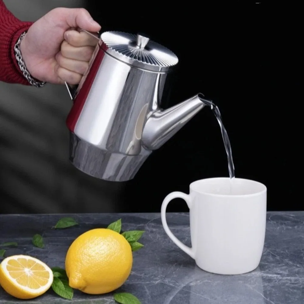 

Thickened Stainless Steel Oil Bottle Leak-Proof Large Capacity Vinegar Dispenser Anti-fall Rustproof Pour Oil Bottle