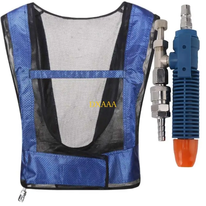 DXAA Vortexes Tube Condizionata Gilet Gilet Saldatura Acciaio Compressa Gilet Raffreddamento Abbigliamento