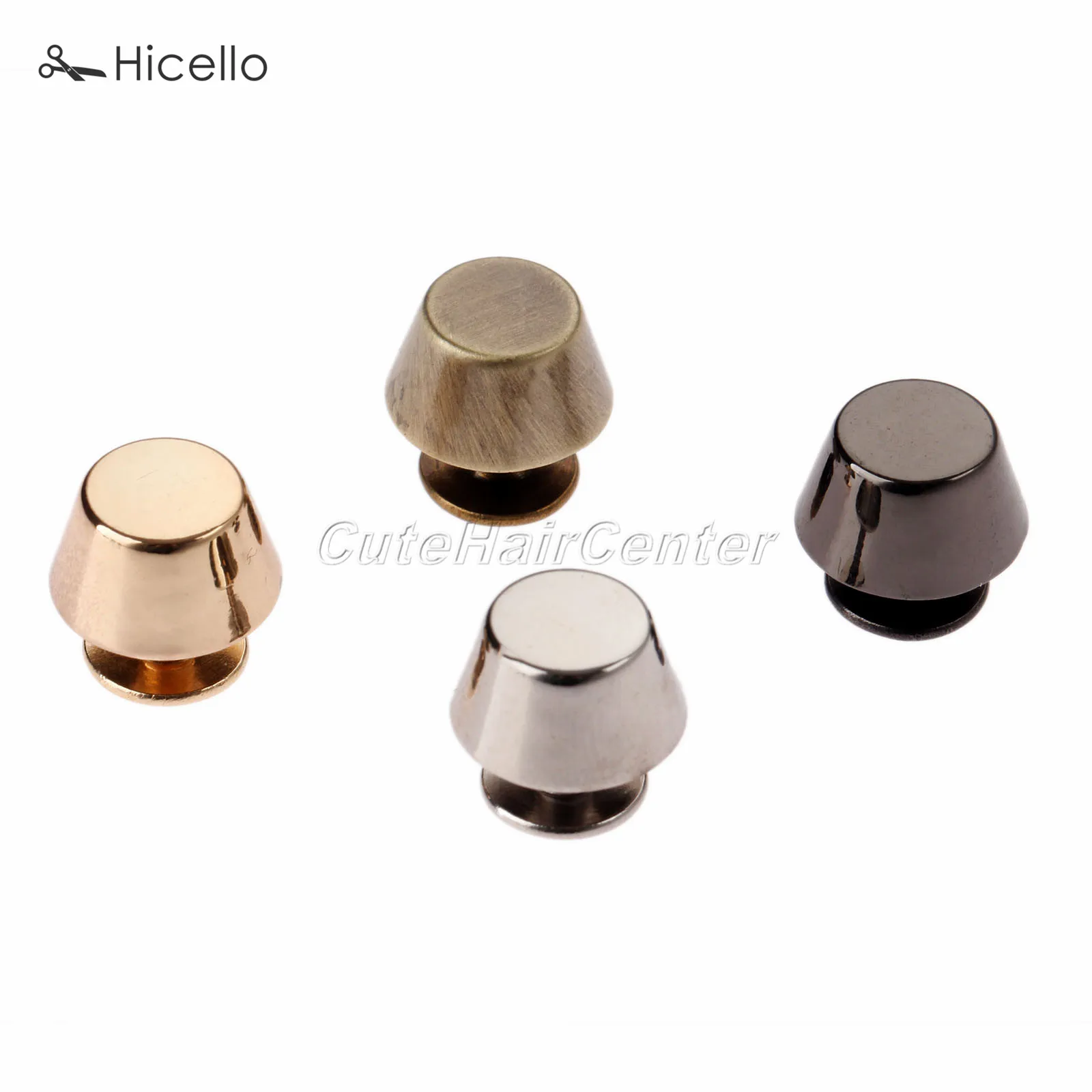 10pcs Bottom Studs Alloy Rivets Buttons Bucket Nail Base Screw Foot Peg DIY Shoe Bag Clothes Belt Leather Craft Luggage Handbag