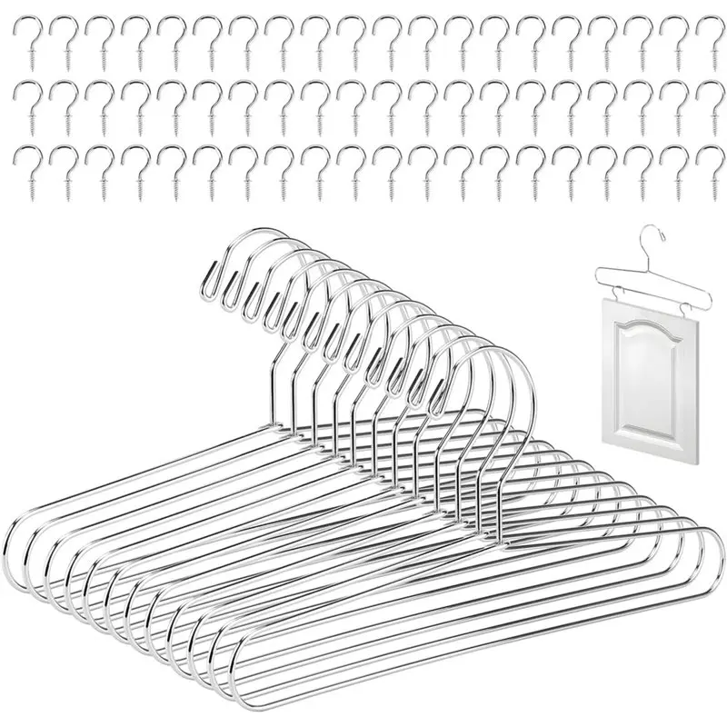 

ABGH-12 Pack Cabinet Door Painting Hangers With 60 Metal Screw-In Cup Hooks,Panels Drying Rack,Paint Drying Stand For Cabinet