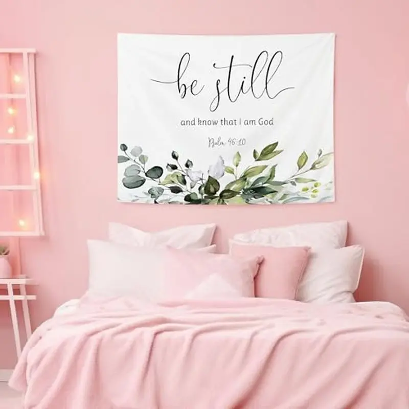 VIKAMA Is Waiting To Know. Eucalyptus Leaf Poems, Tapestries, Simple Religious Quotes, Wall Hanging Bedroom And Room Decora