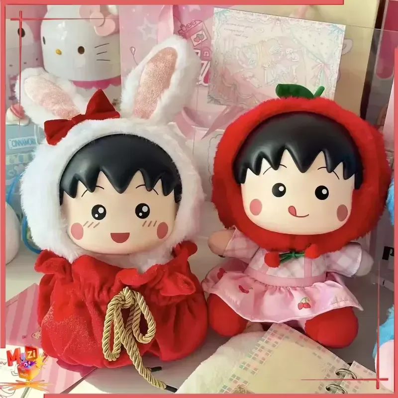 لطيف حقيقية الكرز ماروكو دبوس Xiaodou M Lewan سلسلة المطاط صندوق أعمى زخرفة الشكل لطيف دمية قلادة ديكور فتاة هدية