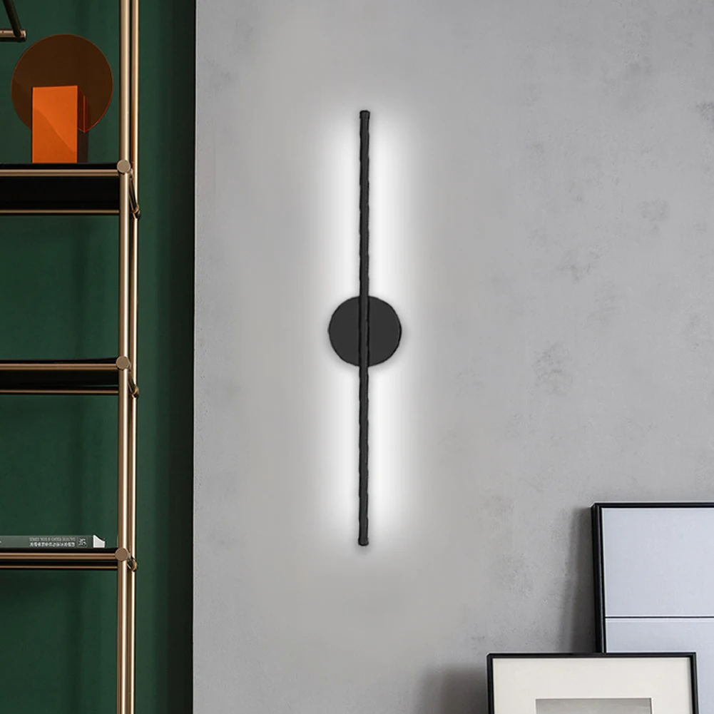 60CM Minimalist Linear LED Wall Sconce for Living Room Bedroom Linear Light, White Light