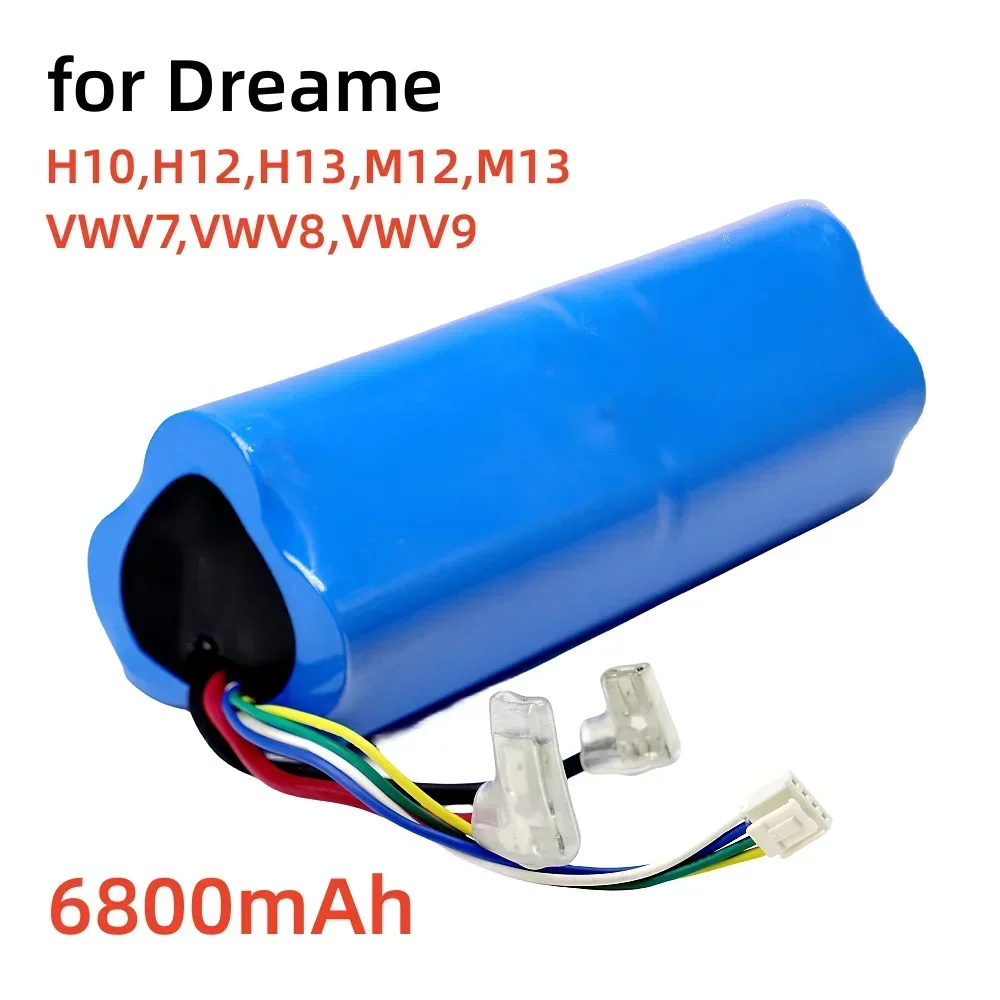 Replacement Li-ion Battery for Dreame H10 H12 H13 VWV7 VWV8 VWV9 P2106-6S1P-BWB Handheld Wet Dry Washing Vacuum Cleaner Battery