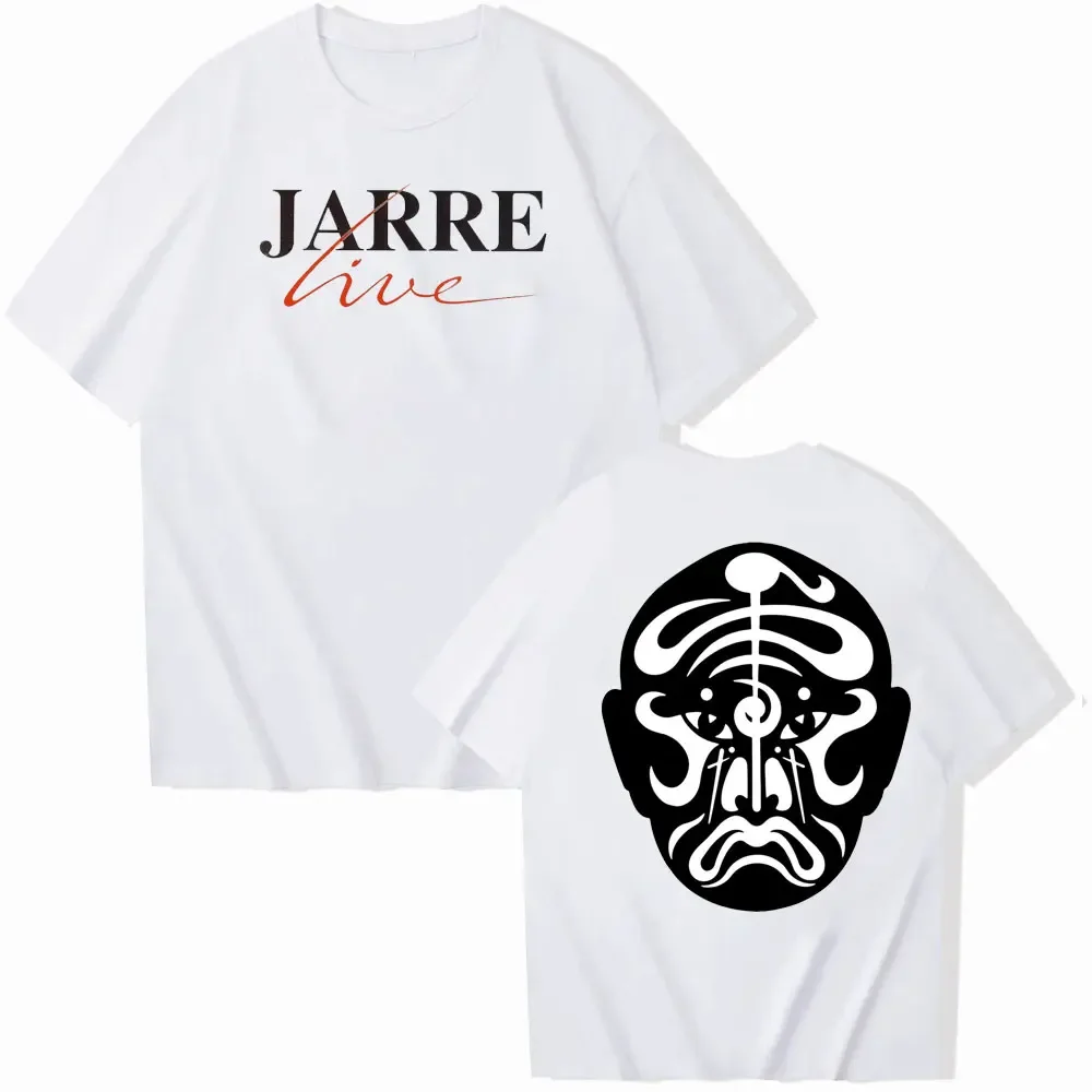 Jean Michel Jarre Music Album-Equinoxe-Zoolook-Oxygene Souvenir Gift Summer Cotton T Shirt Men Custom Design Fashion Classic Tee