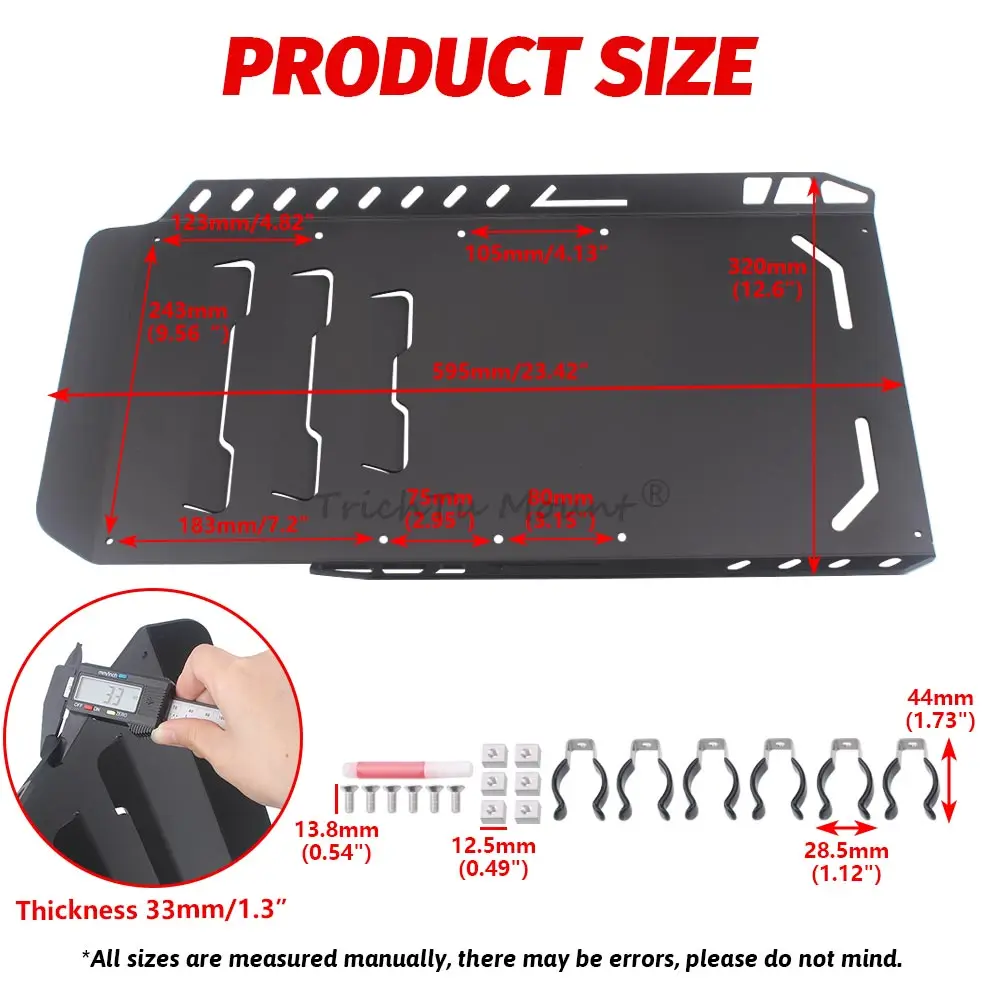 Placa antiderrapante para motor de motocicleta/proteção inferior do chassi da base do motor para Harley Davidson 23 24 Street Glide Ultra FLHXU 2025