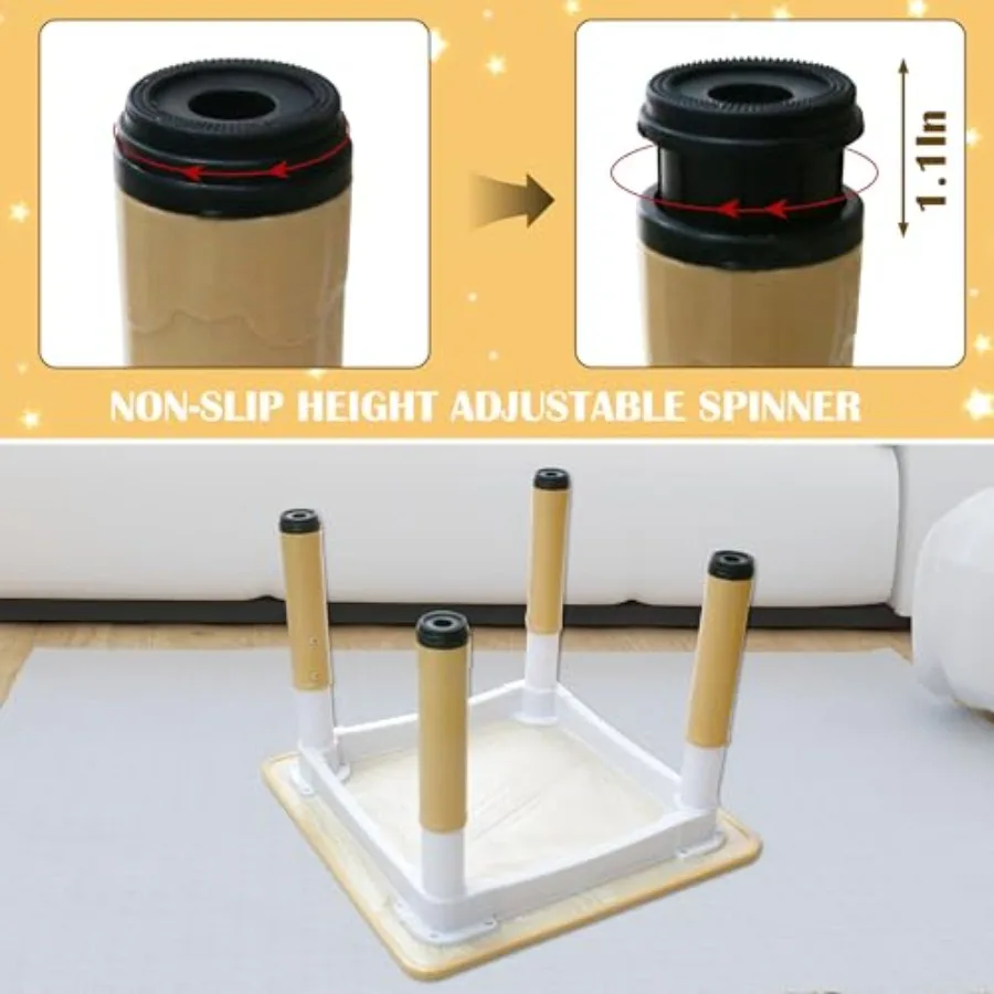 Table and 2 Chairs Set with Graffiti Desktop Toddler Furniture Set Non-Slip Table Study Desk Dining Table Height Adjustable Des