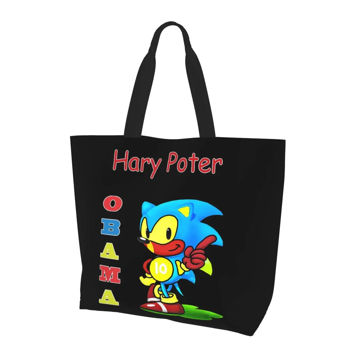 Mochila Obama, bolso de compras, bolso de lona de gran capacidad, bolsos de hombro, bolso de compras para mujer