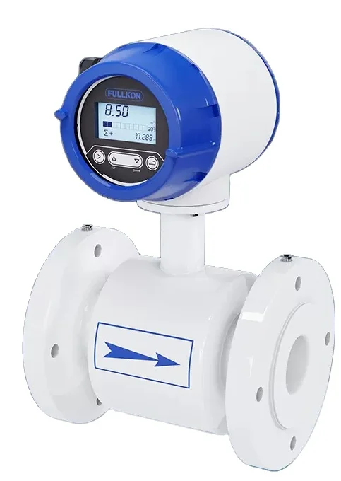 Sewage liquid integrated split dn100/50 stainless steel anti-corrosion intelligent electromagnetic flowmeter