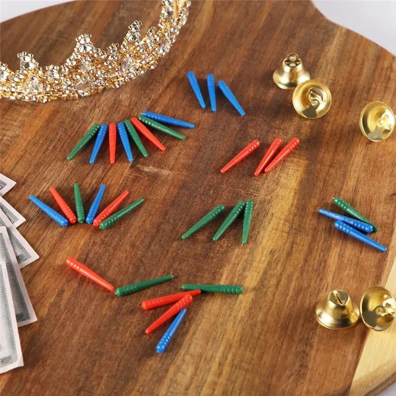 [NEWA64Z!】 105Pcs Cribbage Board Pegs, Tapered Design Cribbage Pegs Fit 1/8 Inch Hole Cribbage Pins Board (3 Colors)