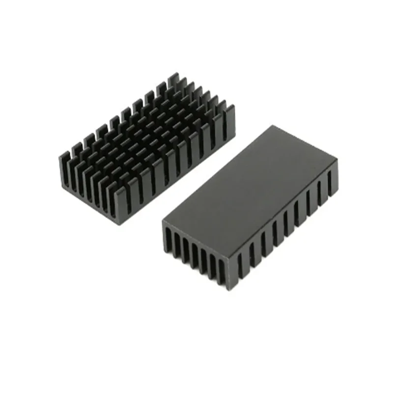 50x25x10mm Radiator chłodnica element chłodzący aluminiowy Radiator do modułu tranzystora moc IC LED PCB czarny 50*25*10mm